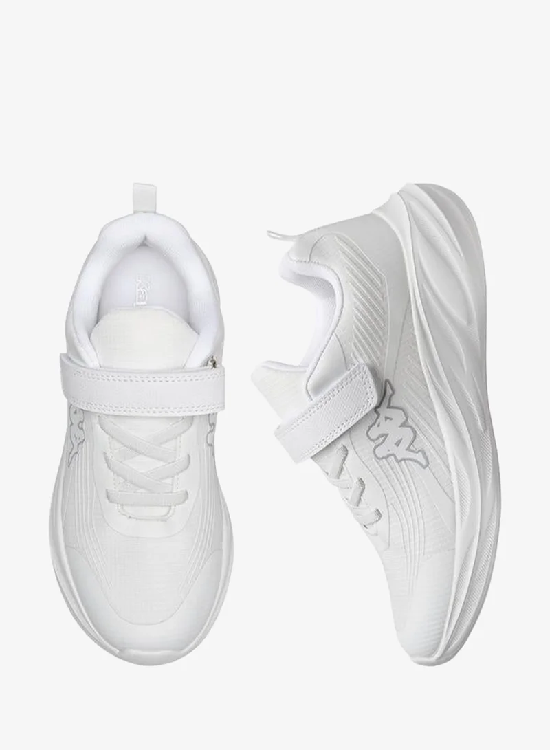 Kappa Unisex Logo Print Hook and Loop Sports Shoes